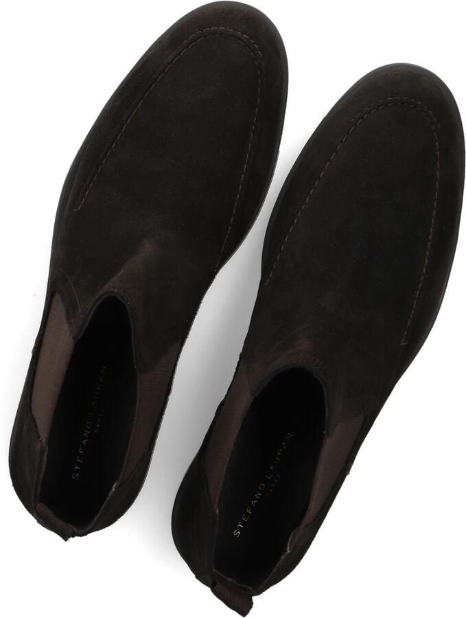 STEFANO LAURAN Chelsea Boots Heren Art-4502 Suède Bruin - Foto 2