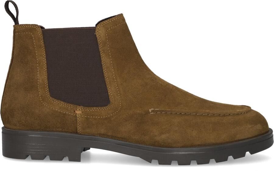 STEFANO LAURAN Chelsea Boots Heren Art-4502 Suède Cognac - Foto 4