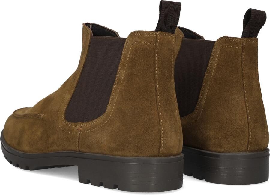 STEFANO LAURAN Chelsea Boots Heren Art-4502 Suède Cognac - Foto 3