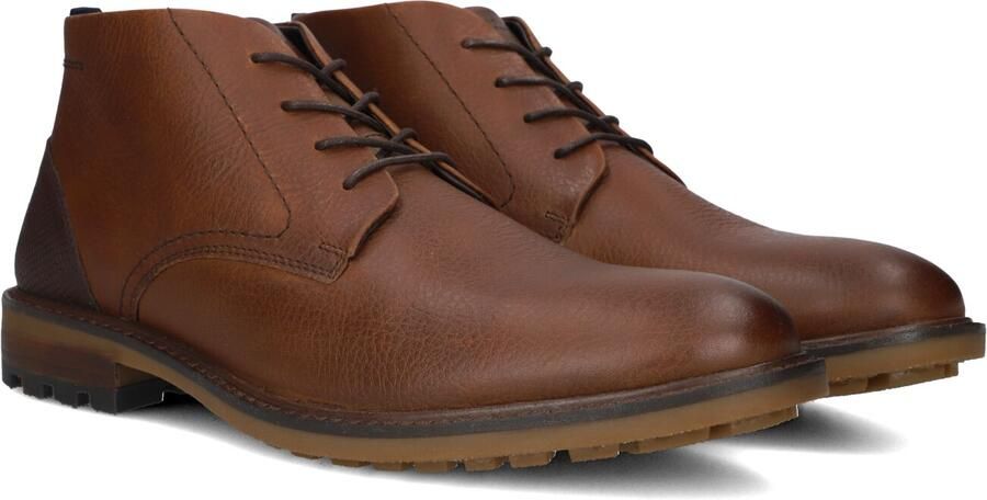 STEFANO LAURAN Veterboots Heren Art-mhb010935 Leer Cognac