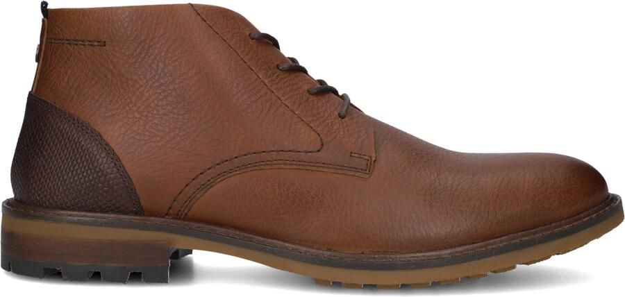 STEFANO LAURAN Veterboots Heren Art-mhb010935 Leer Cognac - Foto 4