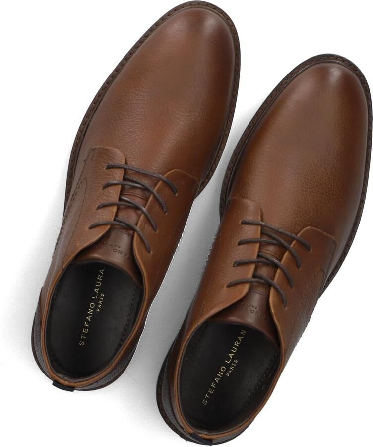 STEFANO LAURAN Veterboots Heren Art-mhb010935 Leer Cognac - Foto 2