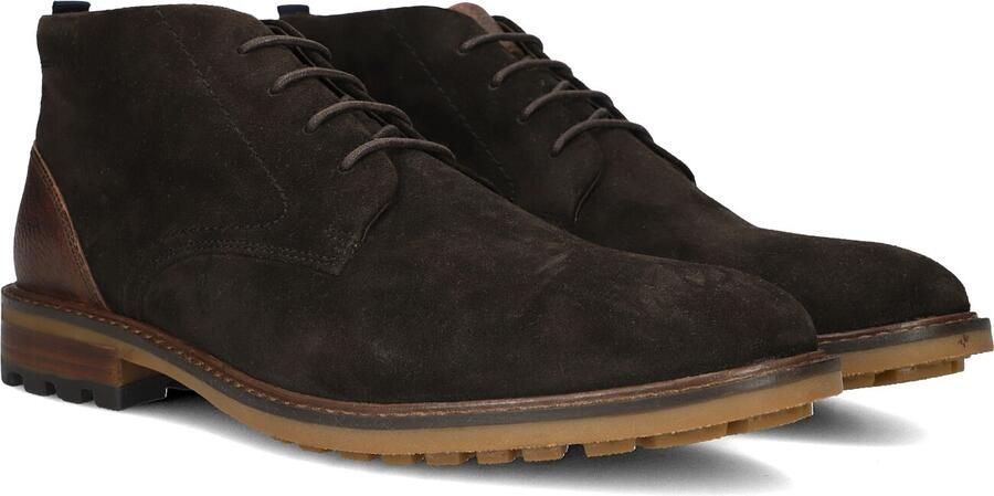 STEFANO LAURAN Veterboots Heren Art-mhb010935 Suède Bruin