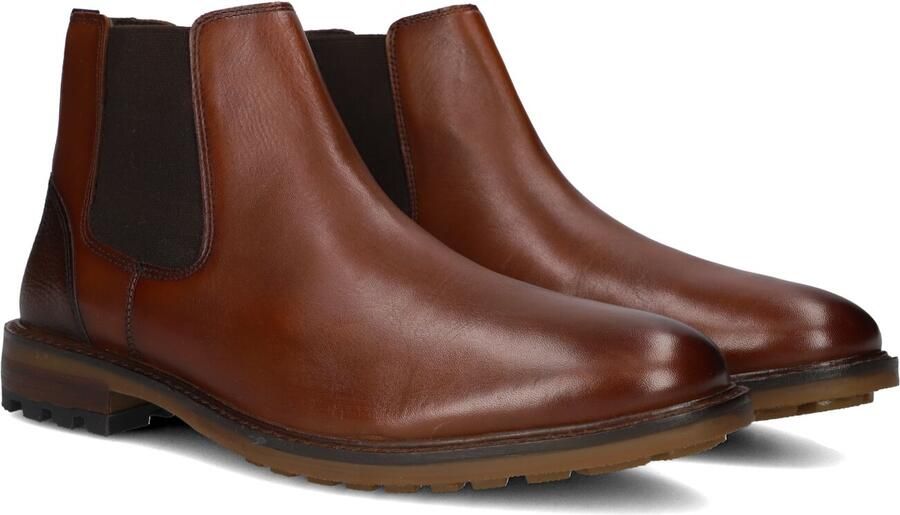 STEFANO LAURAN Veterboots Heren Art-mhb010936 Leer Cognac