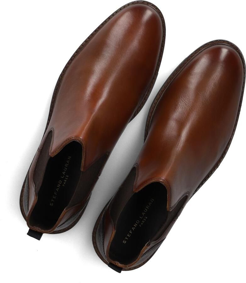 STEFANO LAURAN Veterboots Heren Art-mhb010936 Leer Cognac - Foto 2