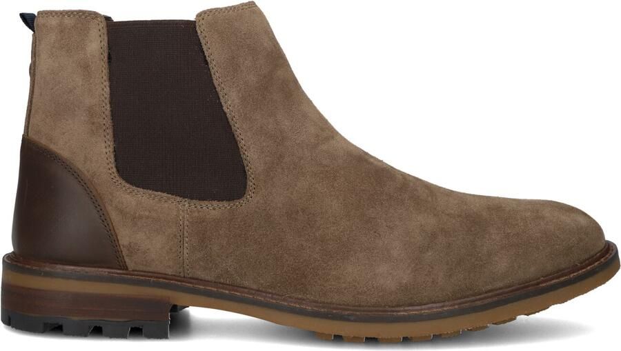 STEFANO LAURAN Veterboots Heren Art-mhb010936 Suède Taupe - Foto 4
