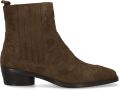 Corenia STEFANO LAURAN 4128hl x25060 Enkellaarsjes Enkelboots met rits Dames Bruin - Donkerbruin