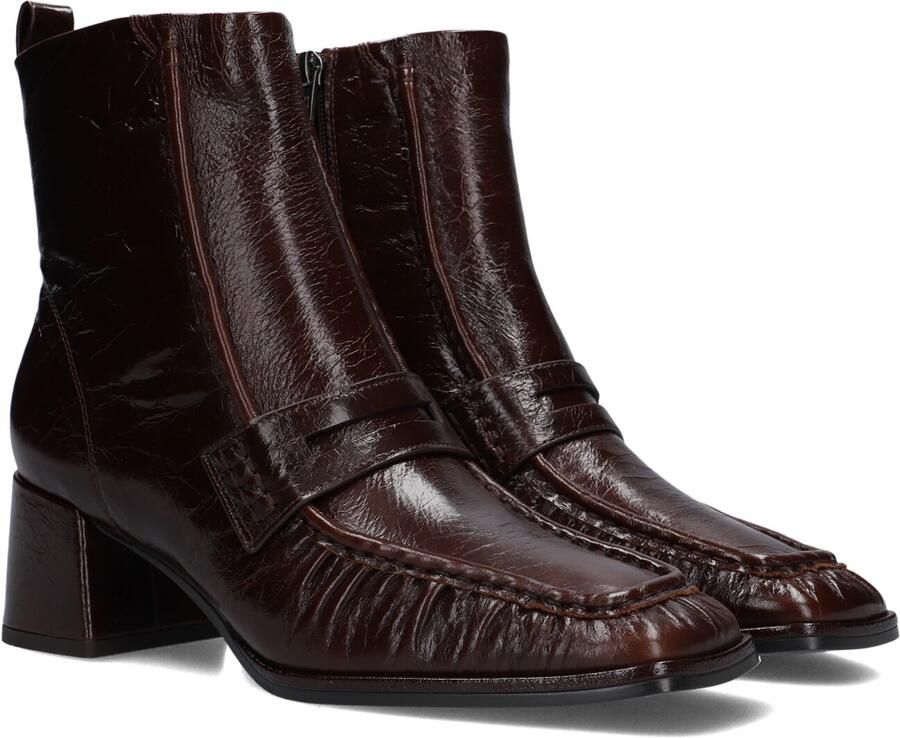 STEFANO LAURAN Enkellaarsjes Dames 8177c Leer Bruin