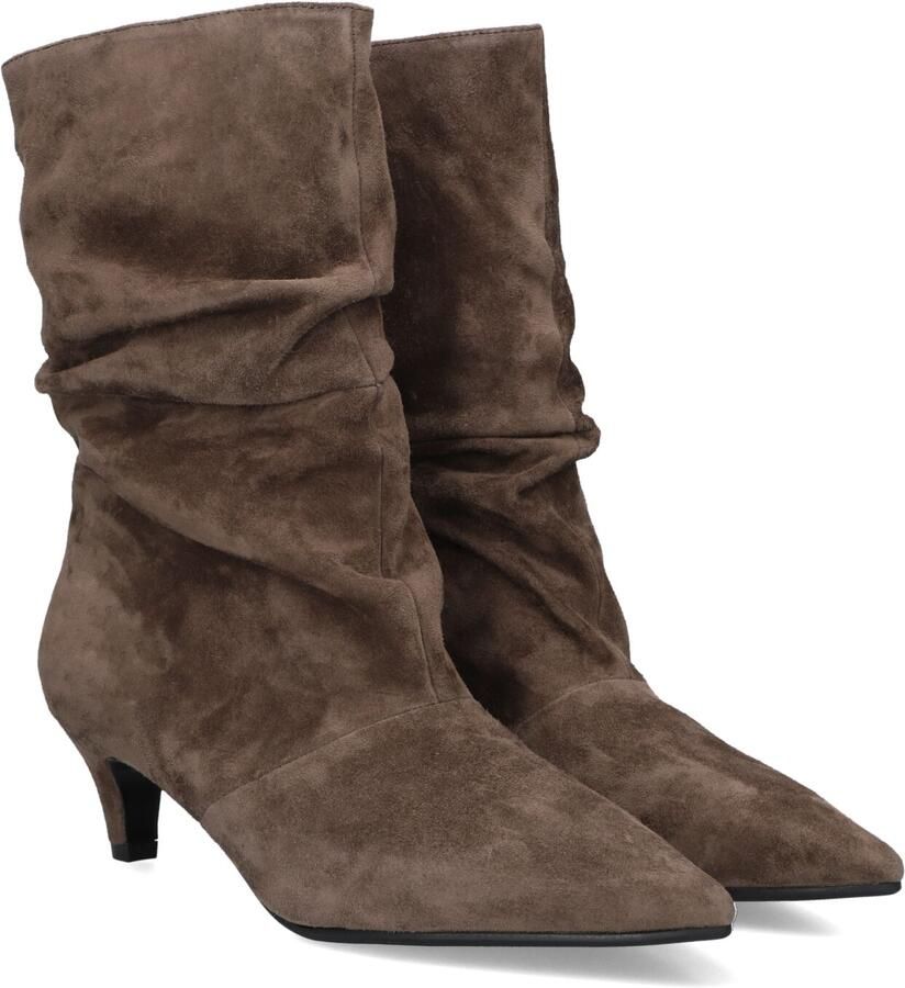 STEFANO LAURAN Enkellaarsjes Dames F8192 38 5 Suède Taupe