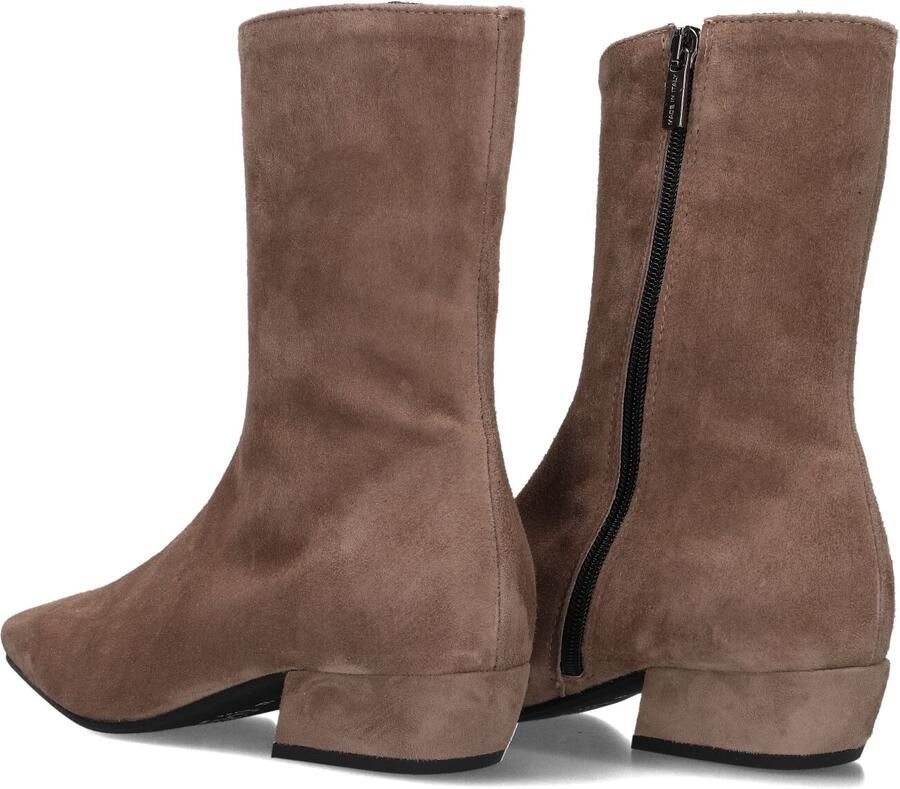 Stefano Lauran BiBi Lou Slippers Dames Sandalen Instappers Damesschoenen Leer Blokhak 761Z10VK Zwart - Foto 5