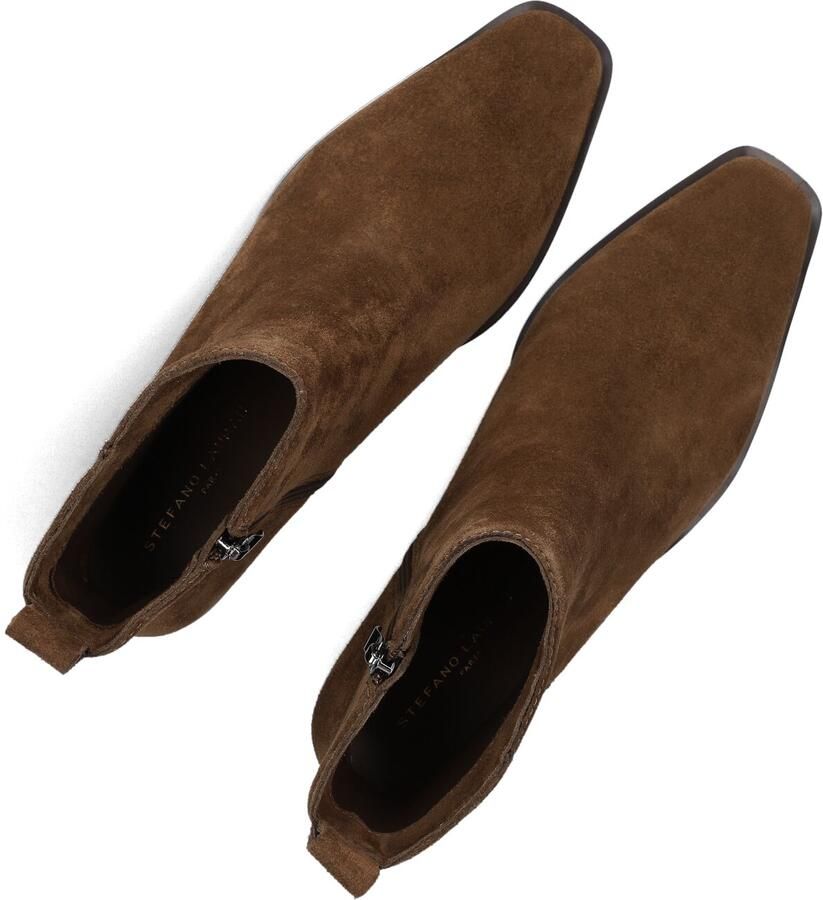 Stefano Lauran X25060-6389al Enkellaarsjes Enkelboots met rits Dames Bruin - Foto 2