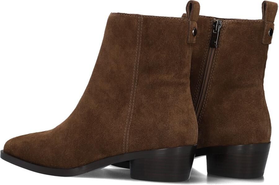 Stefano Lauran X25060-6389al Enkellaarsjes Enkelboots met rits Dames Bruin - Foto 4