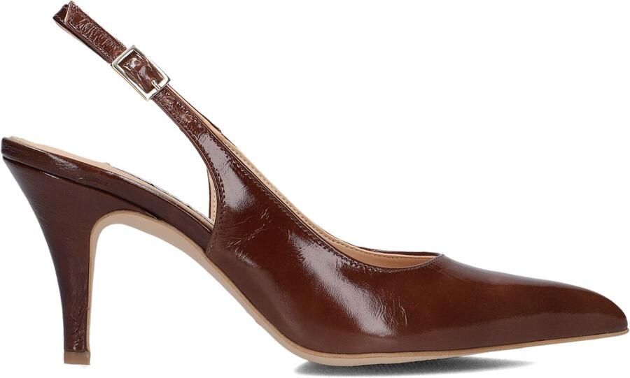 STEFANO LAURAN Slingbacks Dames 11113 Maat: 42 Materiaal: Lakleer Kleur: Bruin - Foto 3