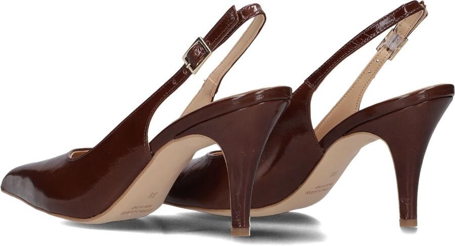 STEFANO LAURAN Slingbacks Dames 11113 Maat: 42 Materiaal: Lakleer Kleur: Bruin - Foto 4