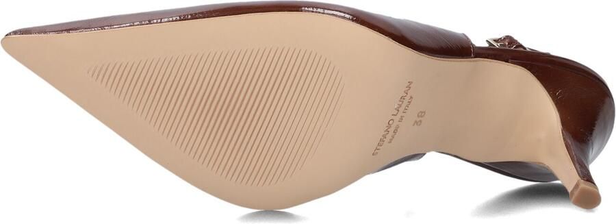 STEFANO LAURAN Slingbacks Dames 11113 Maat: 42 Materiaal: Lakleer Kleur: Bruin - Foto 5