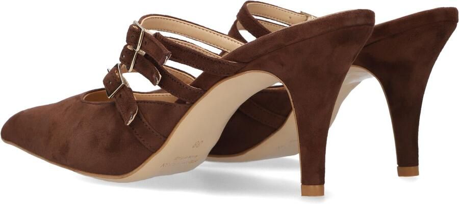 STEFANO LAURAN Muiltjes Dames 11121 Maat: 39 Materiaal: Suède Kleur: Bruin - Foto 3