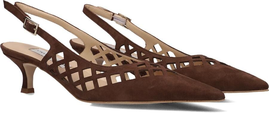 STEFANO LAURAN Slingbacks Dames 18819 Maat: 43 Kleur: Bruin