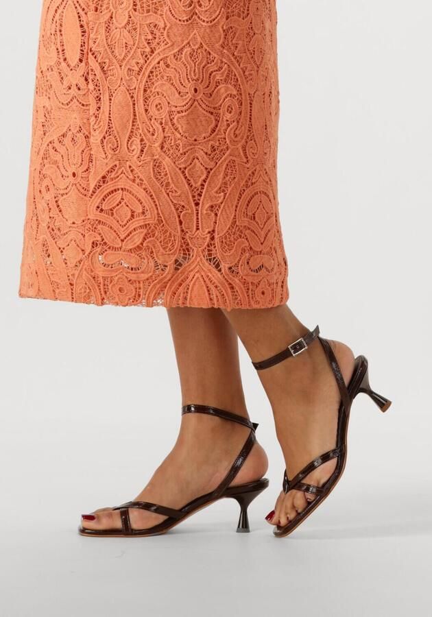 STEFANO LAURAN Slingbacks Dames 25086 Maat: 39 Kleur: Bruin