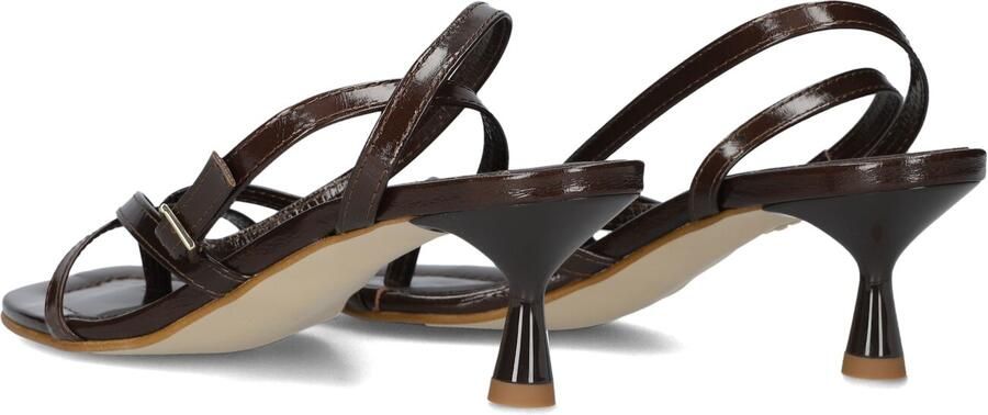 STEFANO LAURAN Slingbacks Dames 25086 Maat: 39 Materiaal: Lakleer Kleur: Bruin - Foto 5