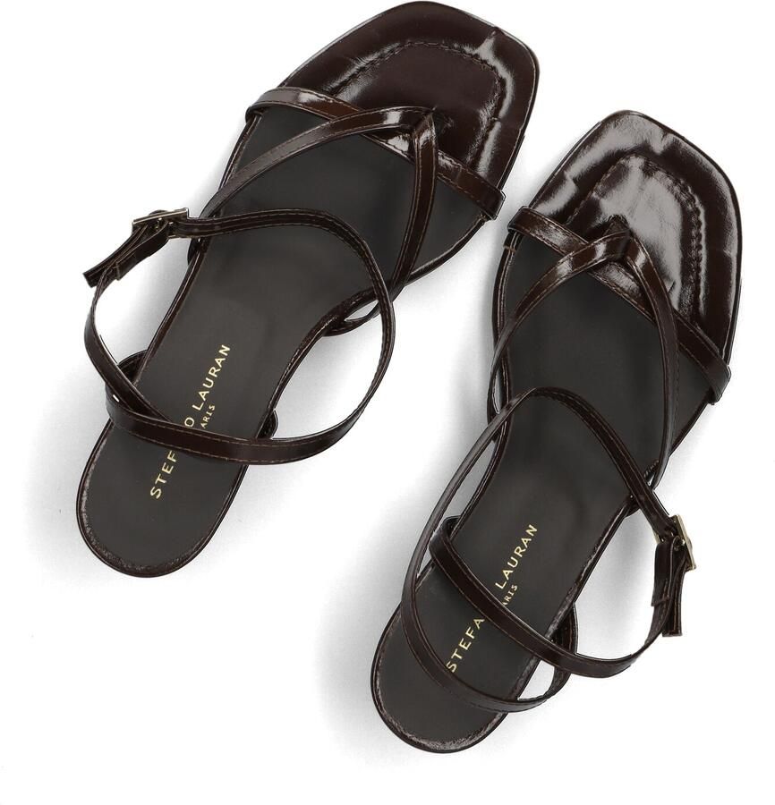 STEFANO LAURAN Slingbacks Dames 25086 Maat: 39 Materiaal: Lakleer Kleur: Bruin - Foto 2