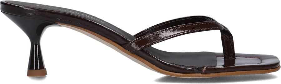 STEFANO LAURAN Muiltjes Dames 25167 Maat: 36 Materiaal: Lakleer Kleur: Bruin - Foto 4