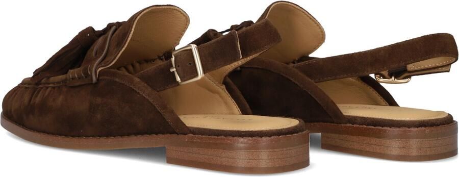 STEFANO LAURAN Slingbacks Dames 2900b Maat: 40 Materiaal: Suède Kleur: Bruin - Foto 4