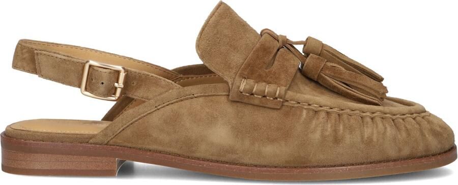 STEFANO LAURAN Slingbacks Dames 2900b Maat: 43 Materiaal: Suède Kleur: Camel - Foto 3