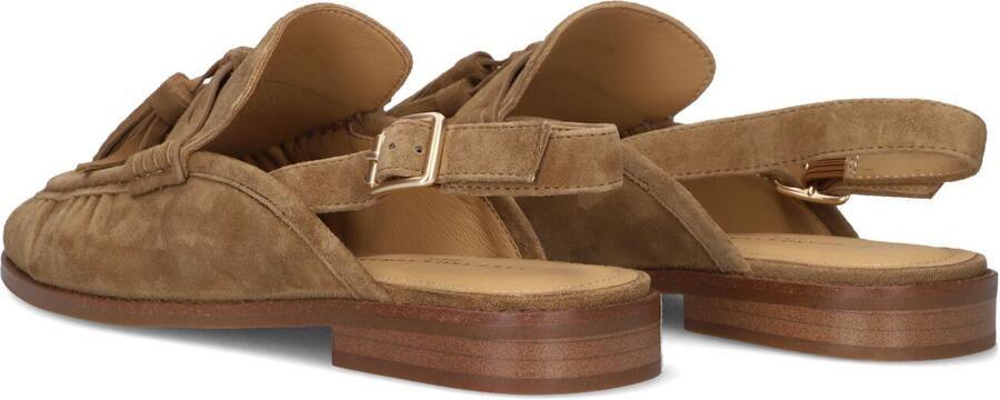 STEFANO LAURAN Slingbacks Dames 2900b Maat: 43 Materiaal: Suède Kleur: Camel - Foto 4