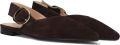 STEFANO LAURAN Slingbacks Dames 4548 Suède Bruin - Donkerbruin