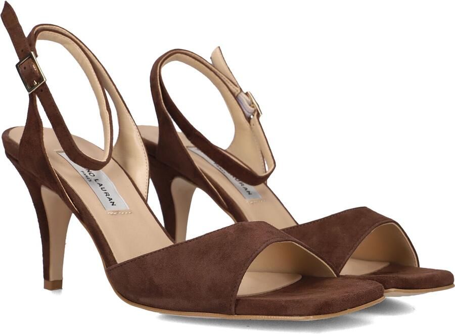 STEFANO LAURAN Slingbacks Dames 5005 Maat: 43 Materiaal: Suède Kleur: Bruin
