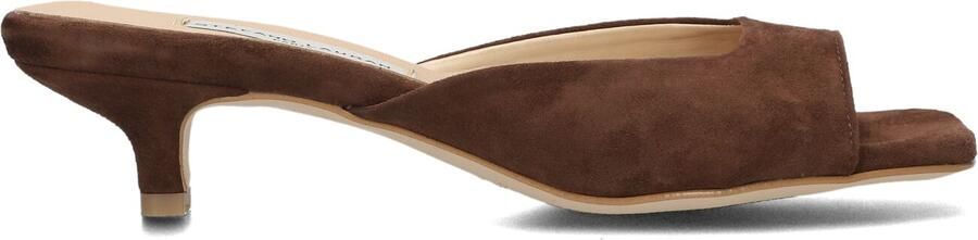 STEFANO LAURAN Muiltjes Dames 62908 Maat: 37 Materiaal: Suède Kleur: Bruin - Foto 4