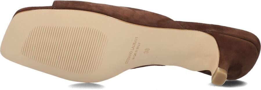 STEFANO LAURAN Muiltjes Dames 62908 Maat: 37 Materiaal: Suède Kleur: Bruin - Foto 3