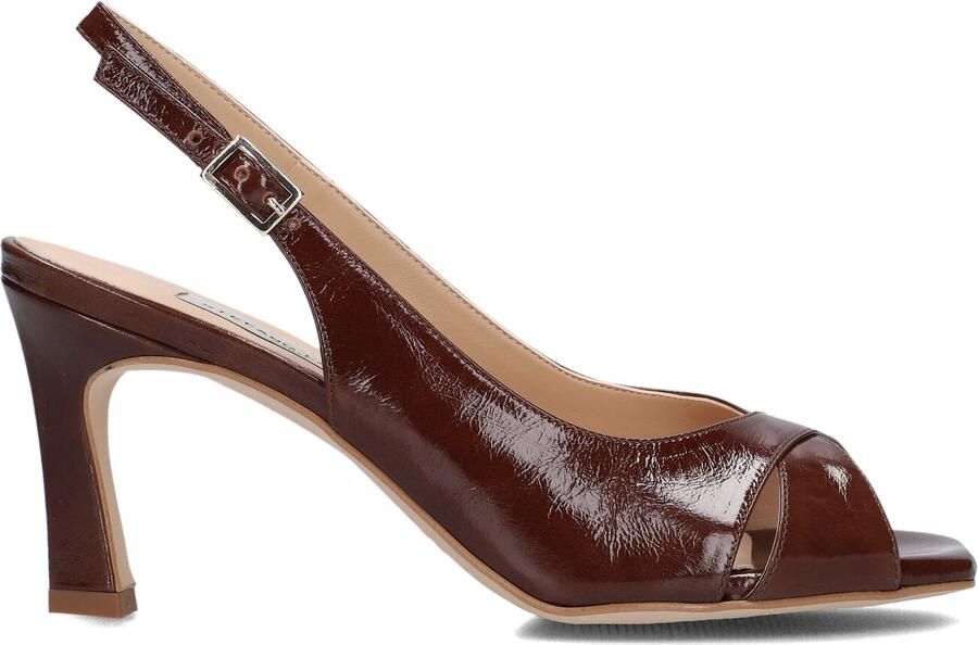 STEFANO LAURAN Slingbacks Dames 6716 Maat: 36 Materiaal: Lakleer Kleur: Bruin - Foto 3