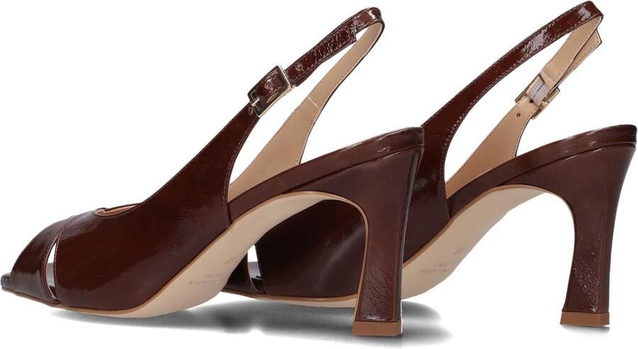 STEFANO LAURAN Slingbacks Dames 6716 Maat: 36 Materiaal: Lakleer Kleur: Bruin - Foto 4