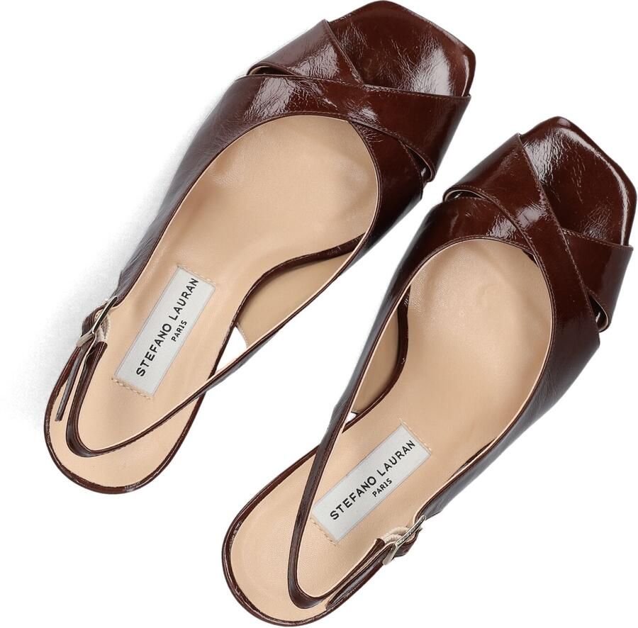 STEFANO LAURAN Slingbacks Dames 6716 Maat: 36 Materiaal: Lakleer Kleur: Bruin - Foto 2