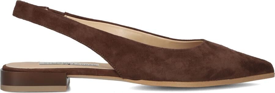 STEFANO LAURAN Slingbacks Dames 72251 Maat: 38 Materiaal: Suède Kleur: Bruin - Foto 3