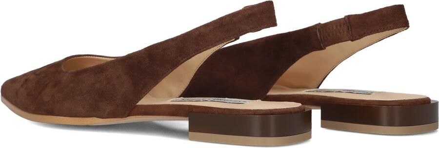 STEFANO LAURAN Slingbacks Dames 72251 Maat: 38 Materiaal: Suède Kleur: Bruin - Foto 4