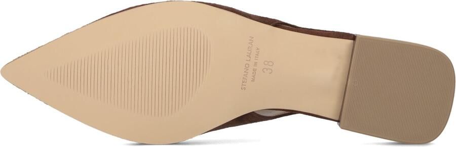 STEFANO LAURAN Slingbacks Dames 72251 Maat: 38 Materiaal: Suède Kleur: Bruin - Foto 5