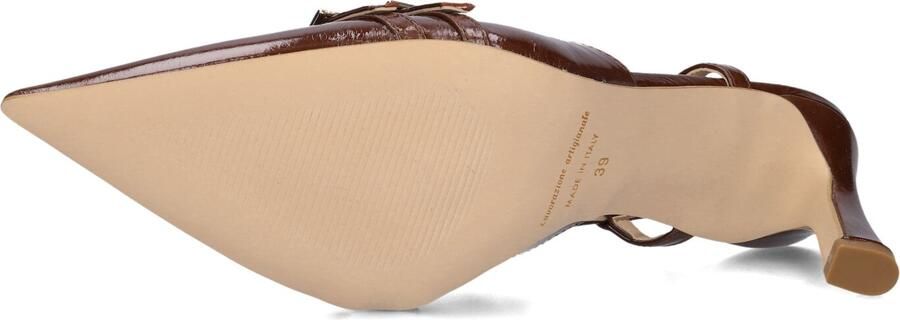 STEFANO LAURAN Slingbacks Dames 77212 Maat: 38 Materiaal: Lakleer Kleur: Bruin - Foto 5