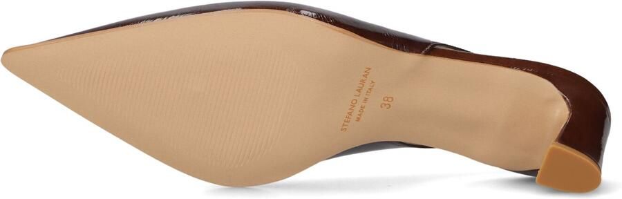 STEFANO LAURAN Slingbacks Dames 8879 Maat: 43 Materiaal: Lakleer Kleur: Bruin - Foto 5