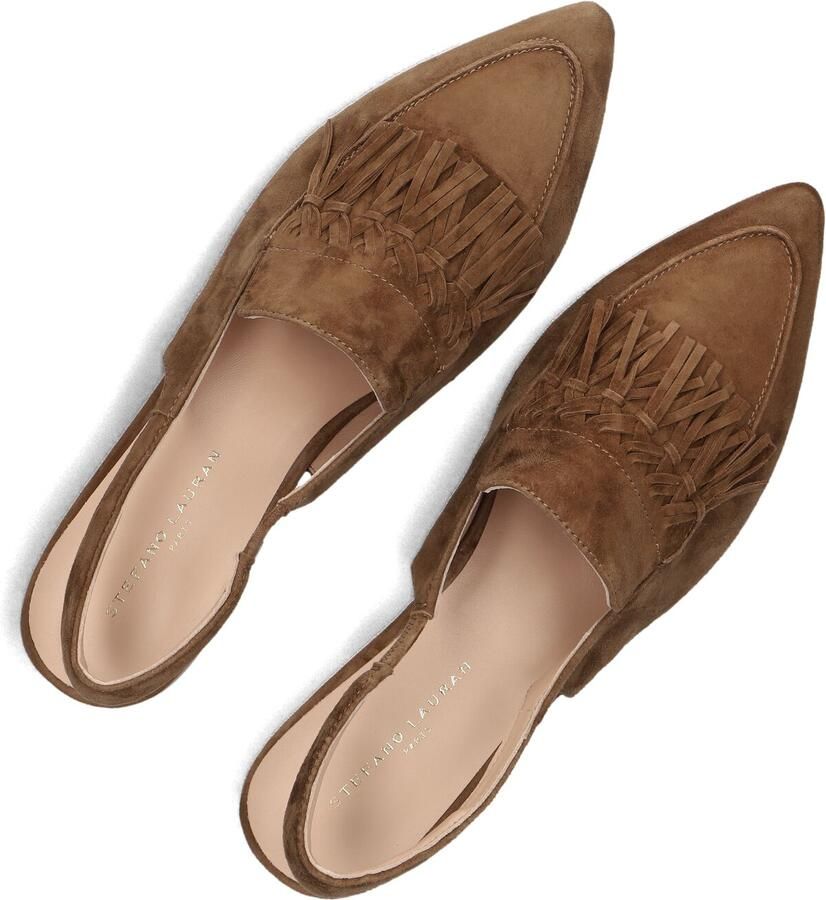 STEFANO LAURAN Slingbacks Dames E2575 Maat: 36 Materiaal: Suède Kleur: Bruin - Foto 2