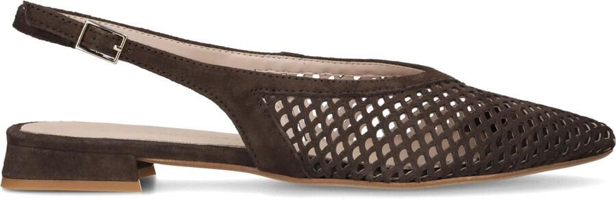 STEFANO LAURAN Slingbacks Dames Genny Maat: 36 Materiaal: Suède Kleur: Bruin - Foto 5