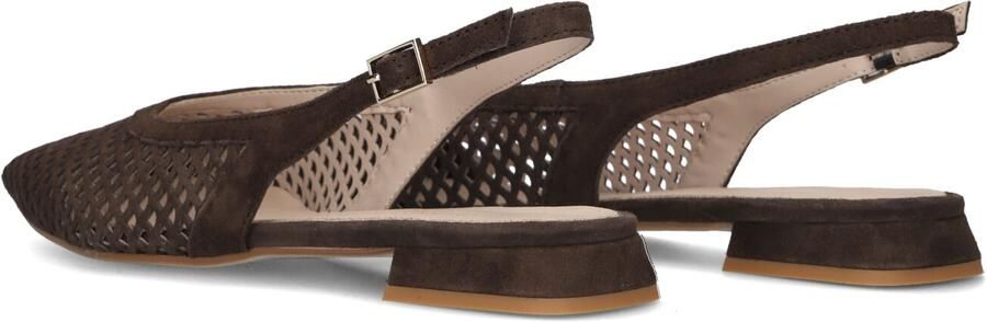 STEFANO LAURAN Slingbacks Dames Genny Maat: 36 Materiaal: Suède Kleur: Bruin - Foto 4