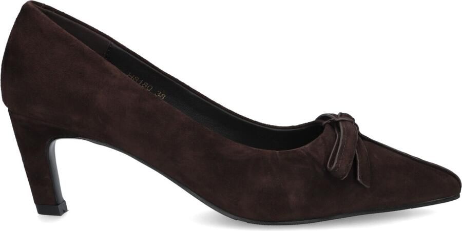 STEFANO LAURAN Pumps Dames H8180 39 5 Suède Bruin - Foto 4