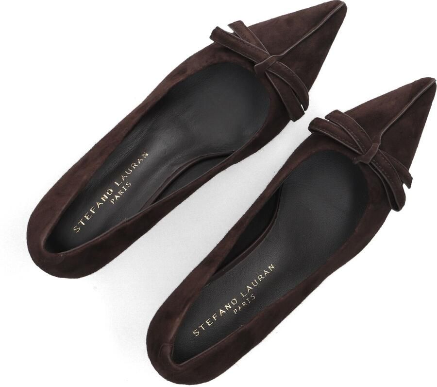 STEFANO LAURAN Pumps Dames H8180 39 5 Suède Bruin - Foto 2