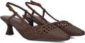 STEFANO LAURAN Slingbacks Dames Pe2601 Textiel Bruin - Bruin