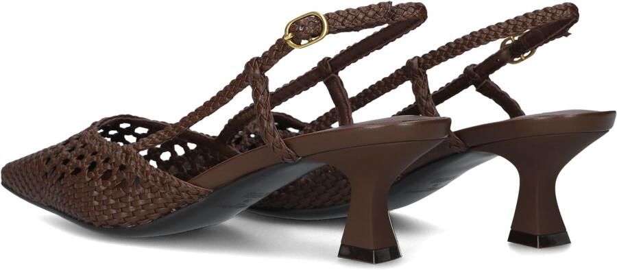 STEFANO LAURAN Slingbacks Dames Pe2601 Maat: 38 Materiaal: Textiel Kleur: Bruin - Foto 4