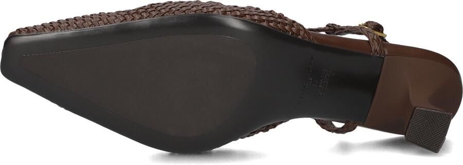 STEFANO LAURAN Slingbacks Dames Pe2601 Maat: 38 Materiaal: Textiel Kleur: Bruin - Foto 5