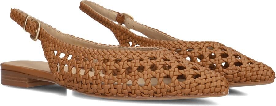 STEFANO LAURAN Slingbacks Dames St2546 Maat: 36 Materiaal: Leer Kleur: Camel