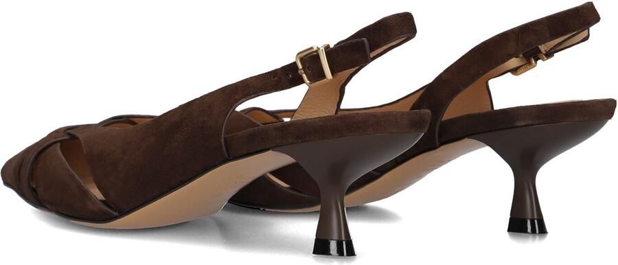 STEFANO LAURAN Slingbacks Dames St2639 Maat: 39 Materiaal: Suède Kleur: Bruin - Foto 3